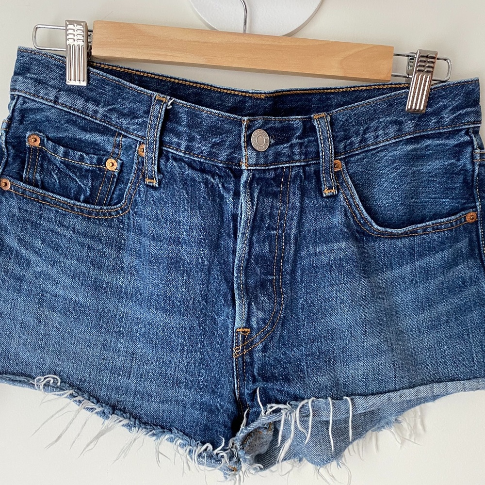 Levi's 501 High Rise Denim Shorts